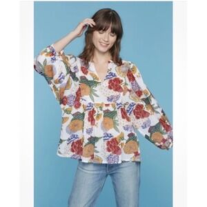 Roberta Roller Rabbit Cheri
Floral Sasoka Top Size S